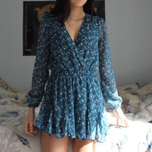 Teal Francesca’s Romper